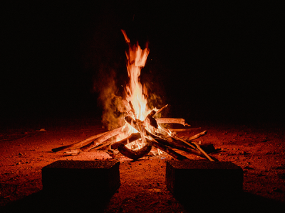 Camp-fire